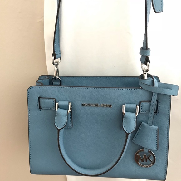 Michael Kors Handbags - Michael Kors blue small Dillon handbag